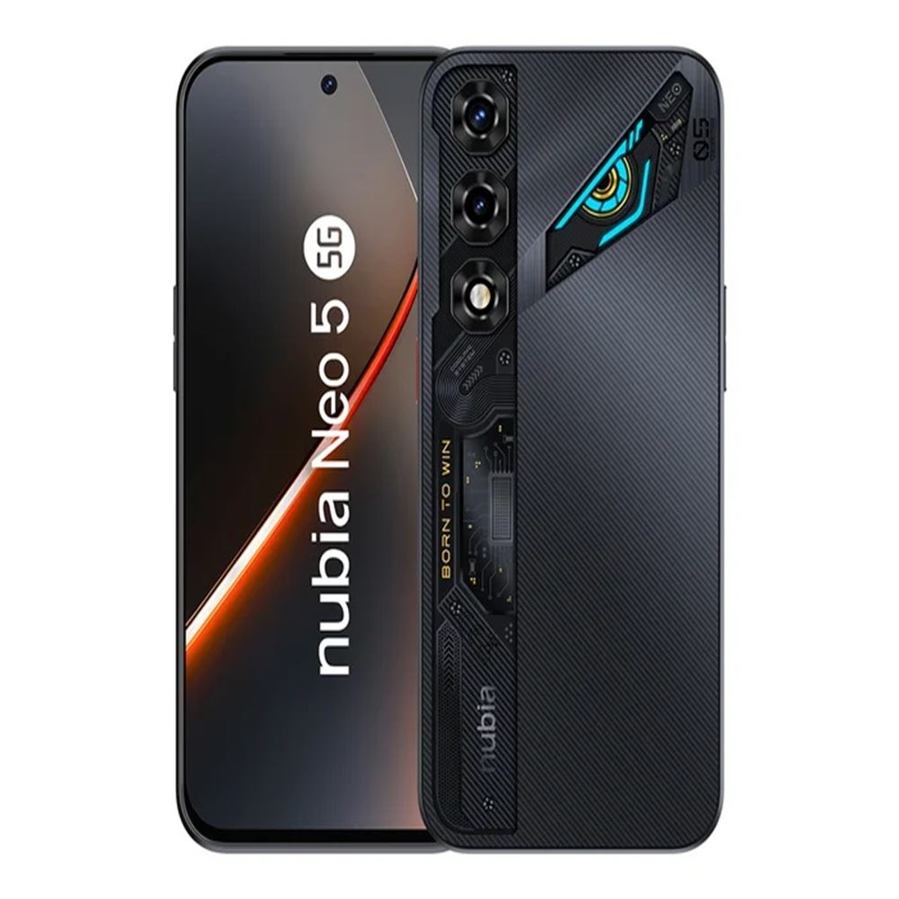 ZTE NUBIA NEO 5 5G GAME SUIT EDITION 8GB RAM SHADOW BLACK 256GB ROM - REGISTRADO